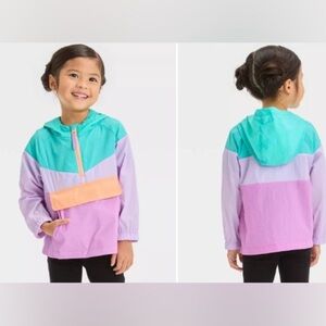 CAT & JACK Windbreaker Rain Jacket , Size 5T, EUC